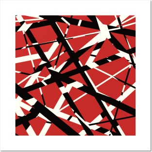 Frankenstrat Guitar Pattern Posters and Art